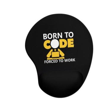 Imagem de Mouse pad Ergonômico Born To Code - Artgeek