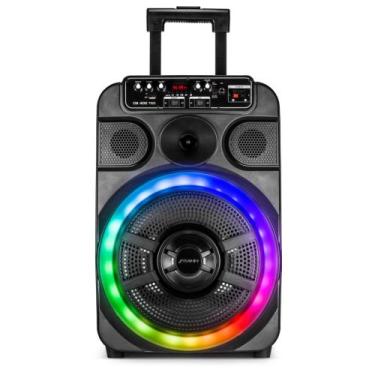 Imagem de Caixa de Som Ativa 400W RMS Frahm Amplificada Multiuso Plástica Blueto
