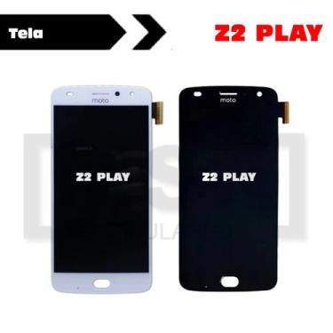 Imagem de Tela frontal ORIGINAL CHINA celular MOTOROLA modelo Z2 PLAY, BRANCO