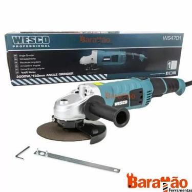 Imagem de Esmerilhadeira 7 2000W 110V/220V WS4701 Wesco, 220V