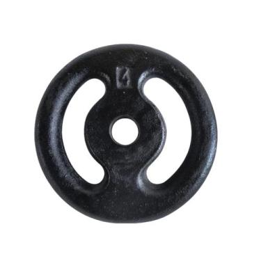 Imagem de Anilha Ferro Fundido Pintada Fitness Academia 4,0 Kg - ANILHAS FITNESS