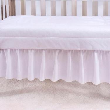 Imagem de Saia para Mini Berço 0,93x1,00 -3 cores - Enxovalnet, Branco