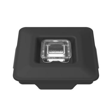 Imagem de Xinafan Substituição da tampa do liquidificador para Blendtec Commercial 40-310 tampa de travamento de substituição com tampa central, peça de reposição para jarro Fourside Wildside para Blendtec