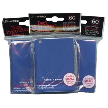 Imagem de Ultra Pro Card Supplies YuGiOh Sized Deck Protector Sleeves Royal Blue 60 Count x3