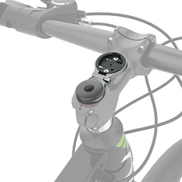 Imagem de Suporte de haste Garmin - Suporte frontal ajustável para computador de bicicleta para haste Wahoo, ciclismo de estrada para computador Garmin Bike compatível com Wahoo Elemnt, Bryton, Cateye (cinza)