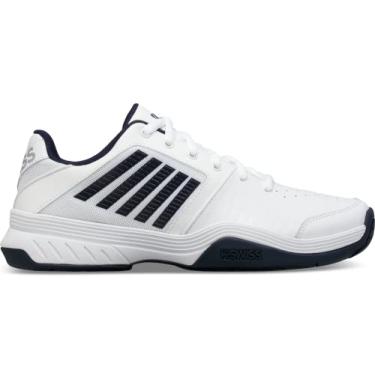 Imagem de K-Swiss Tênis masculino Court Express, Branco/Azul marinho, 44