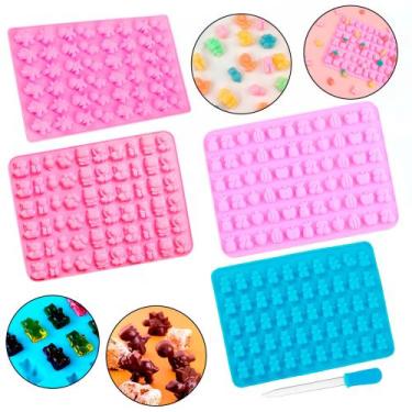 Imagem de Molde Silicone Ursinho Dinossauro Animais Frutinhas Gummy - Things Ner
