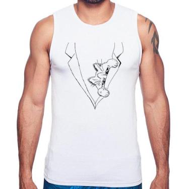 Imagem de Regata Gato no terno - Foca na Moda, Branco, M