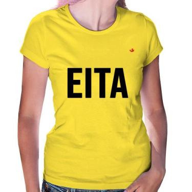 Imagem de Baby Look Eita - Foca na Moda, Amarelo, GGG