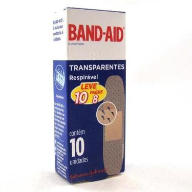 Imagem de Band aid Transparentes 10 Unidades - JOHNSON & JOHNSON