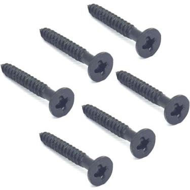 Imagem de 6 Parafuso moldura captador guitarra 2,1X16mm Preto - SPIRIT
