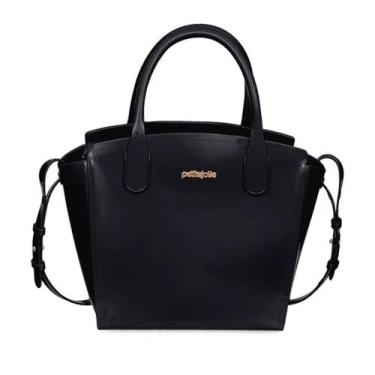 Imagem de Bolsa Feminina Baú Petite Jolie Bloom Original - DUDA STORE, Preto