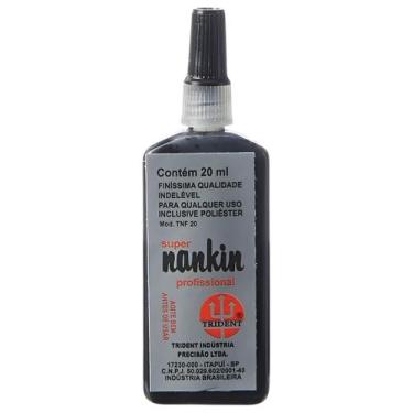 Imagem de Tinta Nanquim Frasco de 20ml Trident  Mod Tnf-20