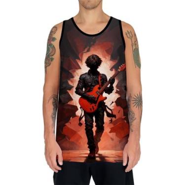 Imagem de Camiseta Regata Tshirt Animais Guitarrista Guitarra Música 3 - Enjoy S