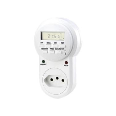 Imagem de Timer Digital E Temporizador Tomada Energia Bivolt 2000w Kzi - Kazalin