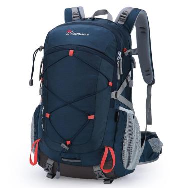 Imagem de Mochila de caminhada MOUNTAINTOP 40L leve com capa de chuva