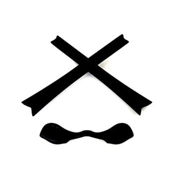 Imagem de Lentes de substituição compatíveis com Galaxy para Oakley Radar Path Multi Selection (protetor de nariz preto + meia auricular)