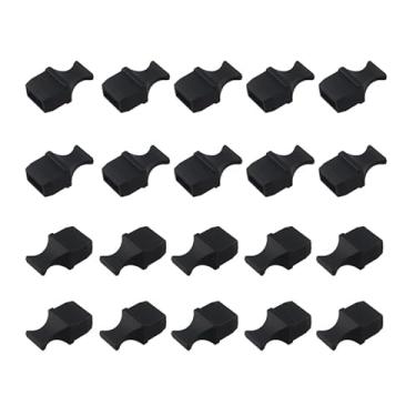 Imagem de Futheda 20 peças SFP Silicone Anti Poeira Tampas Abertas Porta SFP Gaiola Durável Módulo Óptico Protetor Plug Stopper para SFP Slot no Interruptor de Rede, Roteador, Placa de Interface de Rede