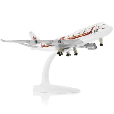 Imagem de Busyflies Navio dragão tailandês 747 1/300 modelo de avião fundido para coleções e exibição