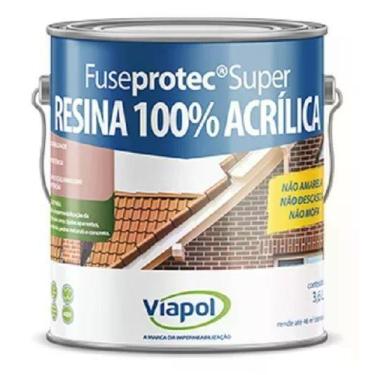 Imagem de Resina Acrilica 3,6L Brilhante B.Solvente Incolor 100% Acrilica - FUSE