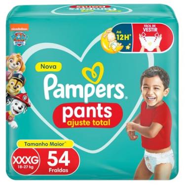 Imagem de Fralda Pampers Pants Ajuste Total Tamanho XXXG 54 Unidades