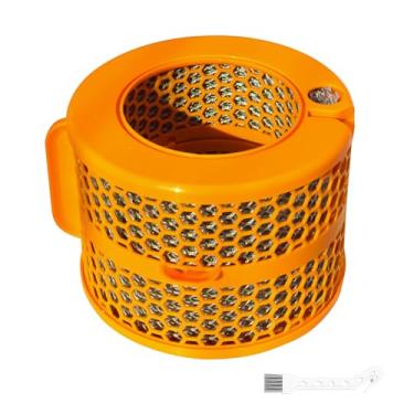 Imagem de 1 pacote 2 em 1 filtro de evaporador de fibra de carbono de substituição compatível com os modelos Dyson PH01 PH02 PH03 PH04 PH3A umidificador + purificadores de ar frio, laranja