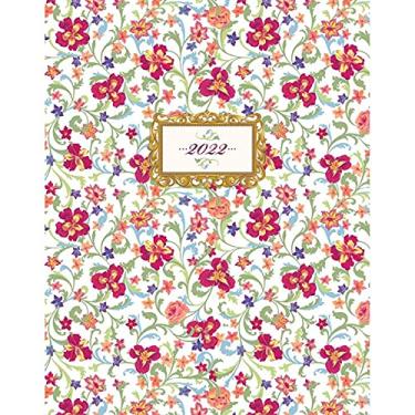 Imagem de Tuscan Treasure 2022 6 x 7.75 Inch Weekly Desk Planner with Foil Stamped Cover by Plato, Planning Stationery