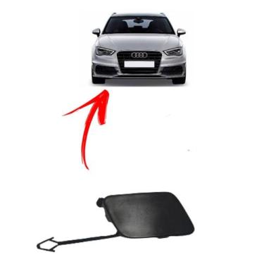 Imagem de Tampa Do Reboque Dianteiro Aud A3 2013 2014 2015 2016 Tampinha Capa Ca