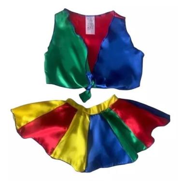 Imagem de Fantasia Frevo Infantil Feminina Carnaval Roupa Típicaolinda (4)