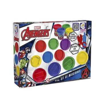 Imagem de Brinquedo Massinha Marvel Avengers Carimbo - COTIPLAS, UN, Diversas