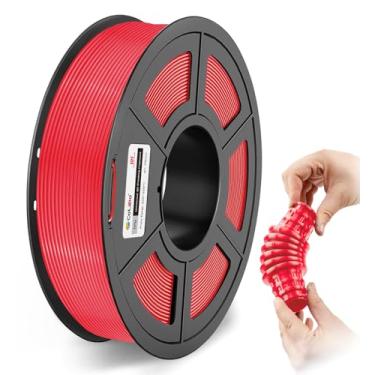 Imagem de COLIDO Filamento flexível para impressora 3D TPU – carretel Shore 95A, 500G, diâmetro de 1,75 mm, ideal para impressões duráveis e elásticas (vermelho, 1 pacote)