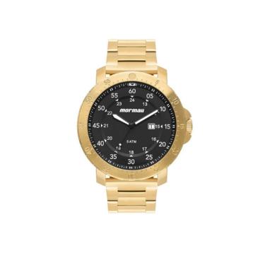 Imagem de Relógio Mormaii Masculino Dourado Steel Basic Mo2115bj/4D