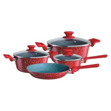 Imagem de Conjunto De 4 Panelas Para Fogão Indução Colorstone Volcano