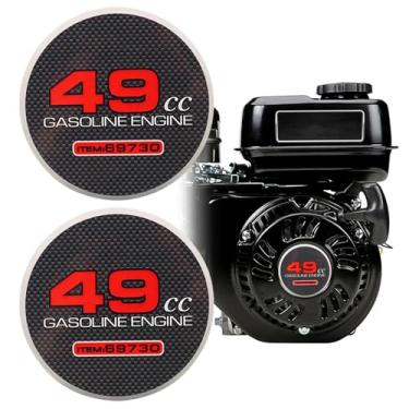 Imagem de 2 peças de adesivos de acionador de partida 49cc item 69730 mini adesivos de bicicleta para motor Predator 212 Coleman CT200U BT200X KT196 Baja MB200 peças de desempenho Go Kart Mini Bike 196cc 224cc