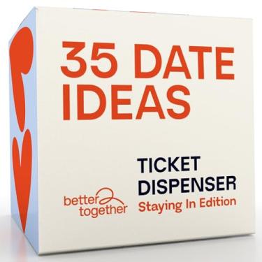 Imagem de BETTER TOGETHER 35 Couples Date Night Tickets – Romantic Ideas Gifts for Boyfriend, Husband, Fiance, Newlyweds, Wife – Gift for Boyfriend Birthday, Valentines Day, Engagement (Stay-in Edition)
