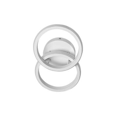 Imagem de Plafon Taschibra Village Circle Led Bivolt Branco 3000k Luz Amarela 15050999