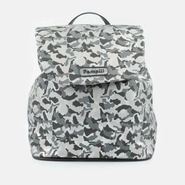 Imagem de Mochila Infantil Pampili Camuflada Prata E Preta 600.846-Feminino