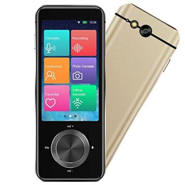 Imagem de Tradução de fotos em 43 idiomas | Dispositivo tradutor de 12 idiomas offline | Tradução instantânea de voz portátil em 107 idiomas | para estudo, trabalho, viagem, gravação de equipamento de tradução