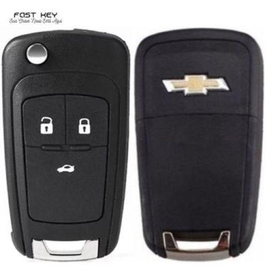 Imagem de Chave Canivete Gm Onix Prisma Cobalt Cruze Spin 3 Botões - fast key sh