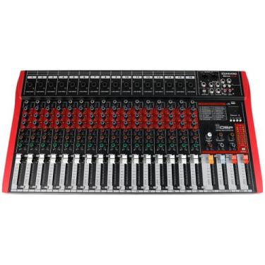 Imagem de Mesa de Som Soundvoice MR162 16 Canais USB e Bluetooth