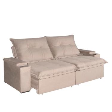 Imagem de Sofá 4 Lugares 2,50m Retrátil e Reclinável Ravi Bom Pastor