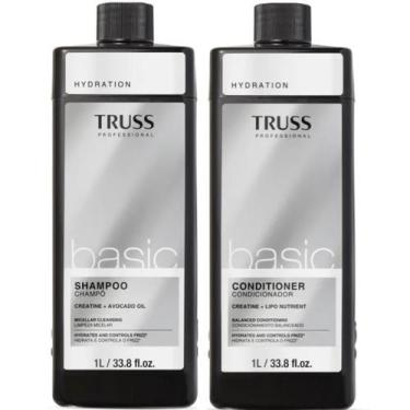 Imagem de Kit Shampoo e Condicionador Truss Hydration Basic 1L  Hidratação, Nutr