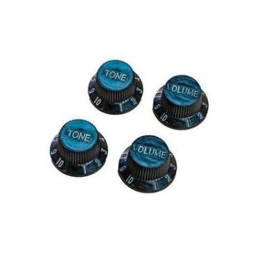 Imagem de Knobs Andaluz Kp (kit C/2 Vol+2ton) Preto