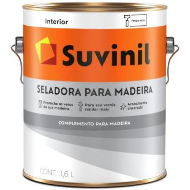 Imagem de Seladora para Madeira 3,6 Litros Transparente - 52658772 - SUVINIL