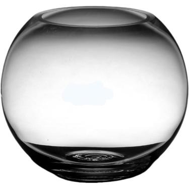 Imagem de Aquário Aquário De Vidro Transparente Engrossado Tanque De Peixes Grande Redondo Aquário De Mesa Aquário Aquário Sala De Estar Tanque De Tartaruga Tanques De Peixes, One Color, Small