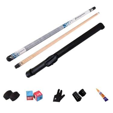 Imagem de Barra de Bilhar 1/2 em Madeira de Maple Canadense para Taco de Sinuca Profissional, Comprimento 147cm (58in) (D Tacos de bilhar e acessórios+ barril de tacos, 11.5mm)