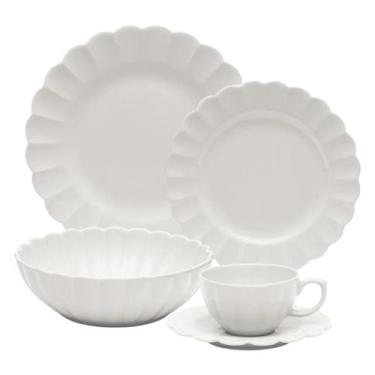 Imagem de Jogo De Jantar Em Porcelana Flora Com 20 Peças Oxford