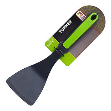 Imagem de (Verde) - Espatula Parve Green Turner - Utensilio de cozinha de silicone resistente para cozinhar e assar - Alca ergonomica e punho confortavel - Ferramentas de cozinha codificadas por cores da The Kosher Cook