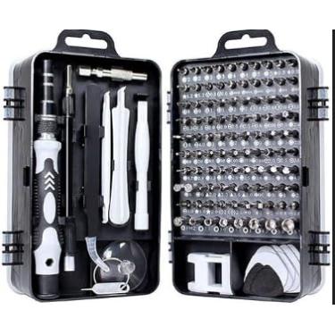 Imagem de Kit Jogo de Ferramentas de Precisão 115 Peças – Manutenção e Reparo de Celular, Tablet, Eletrônicos e Informática - NEXUS MARKET