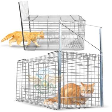 Imagem de Armadilha Gaiola Gatoeira Gambazera Gigante Resgate Gato Gamba Sarue